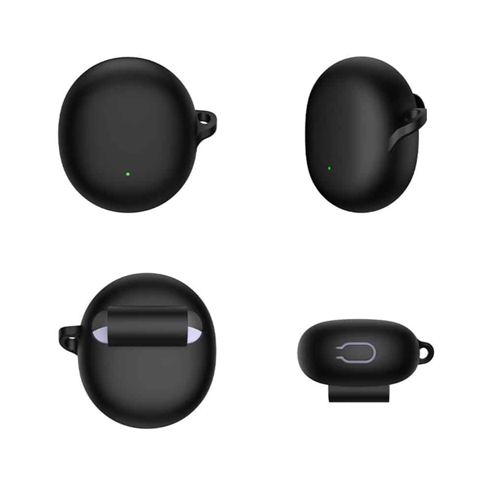 Techsuit - Θήκη Σιλικόνης - για Oppo Enco Air3, Λείο Υπερλεπτό Υλικό - Μαύρο - Image 3