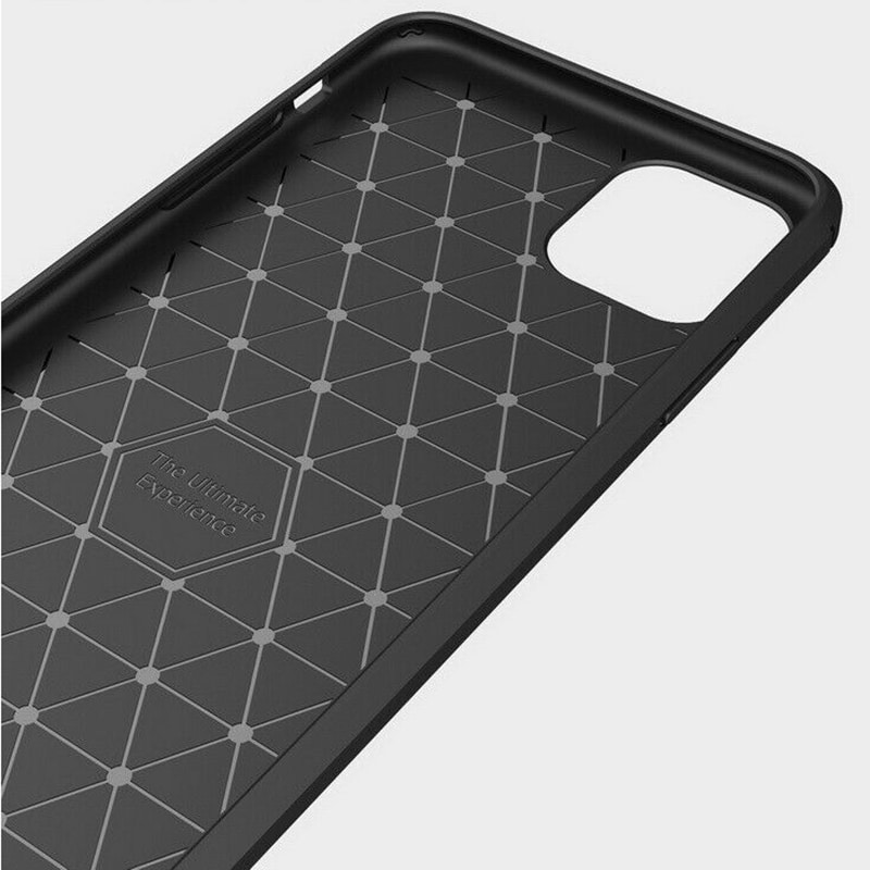 Techsuit Carbon Silicone - θήκη για Apple iPhone 12 mini - Μαύρο - Image 4