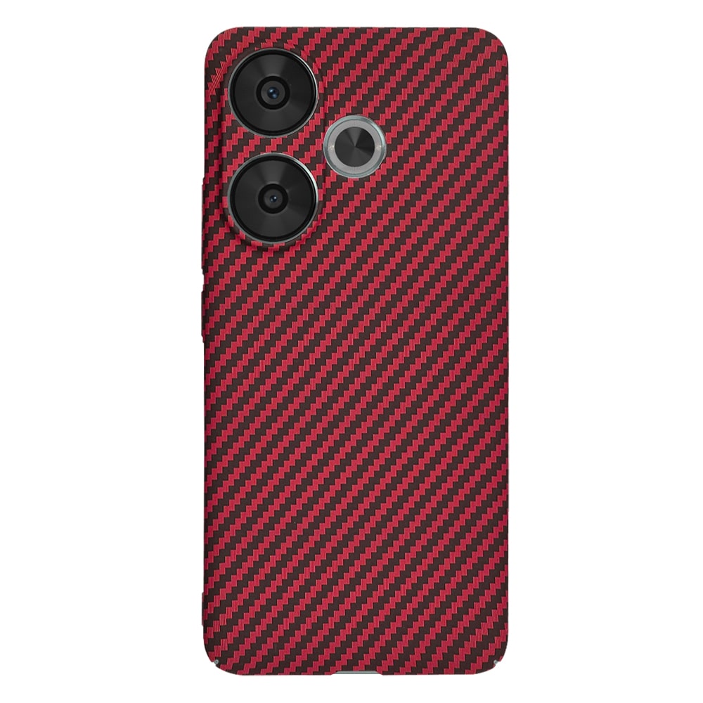 Techsuit Carbonite FiberShell - θήκη για Xiaomi Poco F6 - Κόκκινο - Image 3