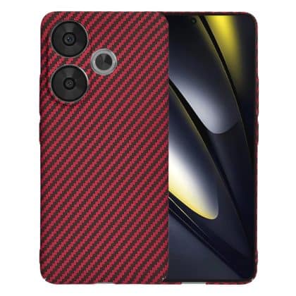 Techsuit Carbonite FiberShell - θήκη για Xiaomi Poco F6 - Κόκκινο