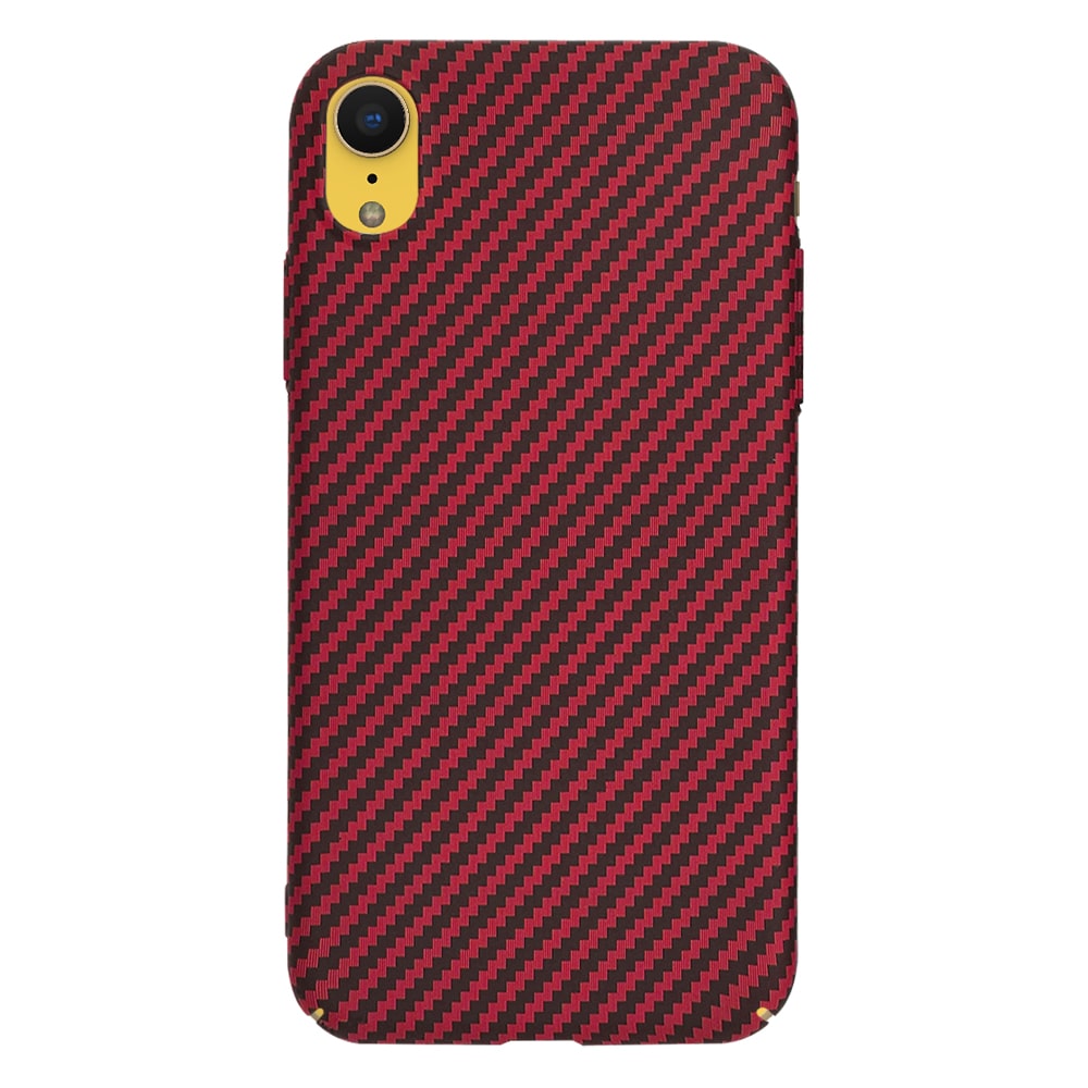 Techsuit Carbonite FiberShell - θήκη για Apple iPhone XR - Κόκκινο - Image 3