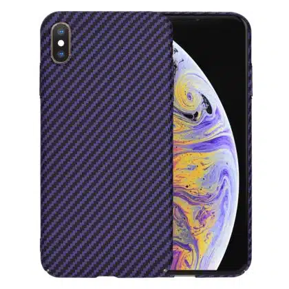Techsuit Carbonite FiberShell - θήκη για Apple iPhone XS Max - Μωβ
