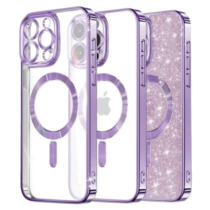 Techsuit Luxury Glitter - θήκη για Apple iPhone 16 Pro Max - Πολύχρωμο