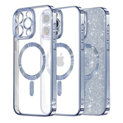 Techsuit Luxury Glitter - θήκη για Apple iPhone 16 Pro Max - Διάφανο