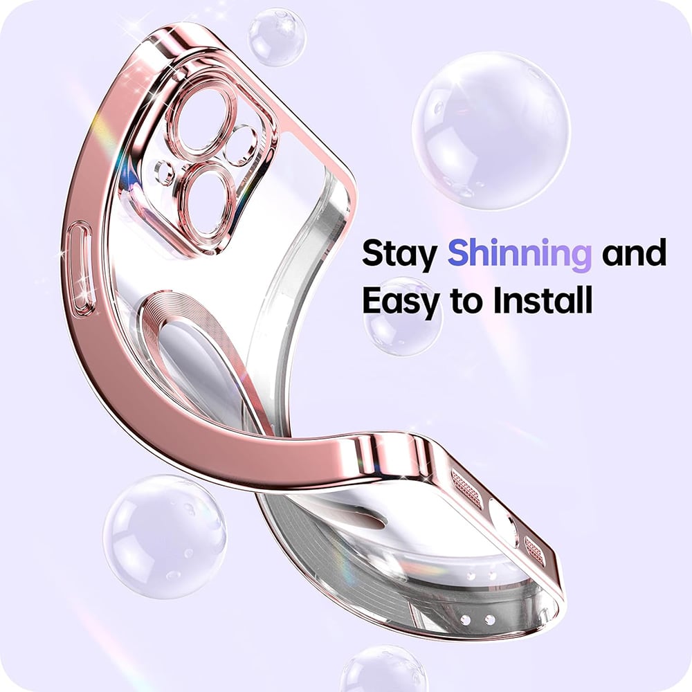 Techsuit Luxury Glitter - θήκη για Apple iPhone 16 Pro Max - Διάφανο - Image 2