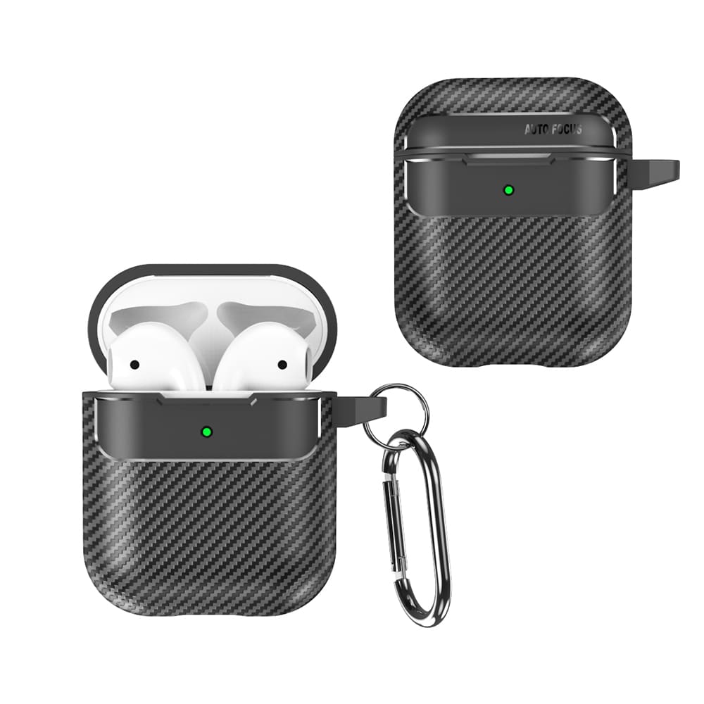 Techsuit - CarbonFiber - για AirPods 1 - Μαύρο - Image 3