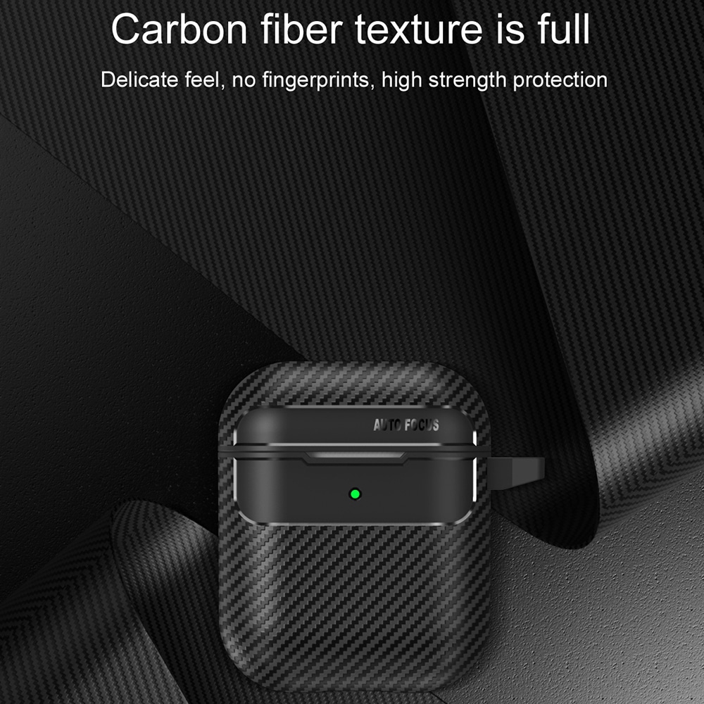 Techsuit - CarbonFiber - για AirPods 1 - Μαύρο - Image 4