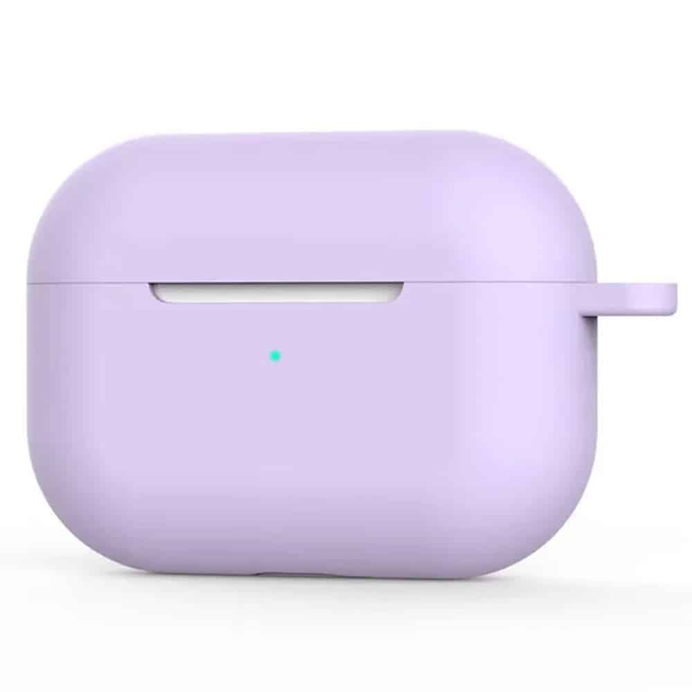 Techsuit - Θήκη Σιλικόνης - για AirPods 4, Λείο Υπερλεπτό Υλικό - Μωβ - Image 3