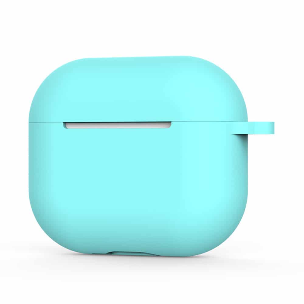 Techsuit - Θήκη Σιλικόνης - για AirPods 4, Λείο Υπερλεπτό Υλικό - τυρκουάζ - Image 2