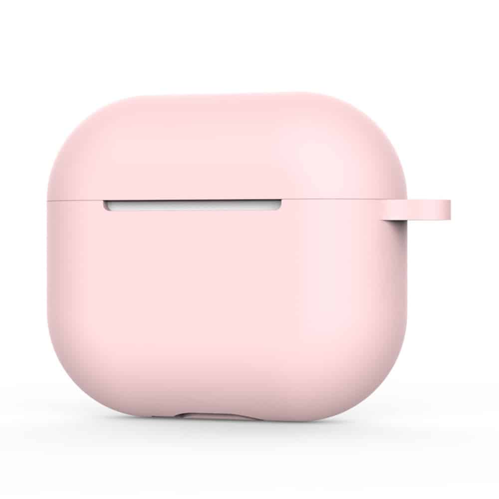 Techsuit - Θήκη Σιλικόνης - για AirPods 4, Λείο Υπερλεπτό Υλικό - Ροζ - Image 2