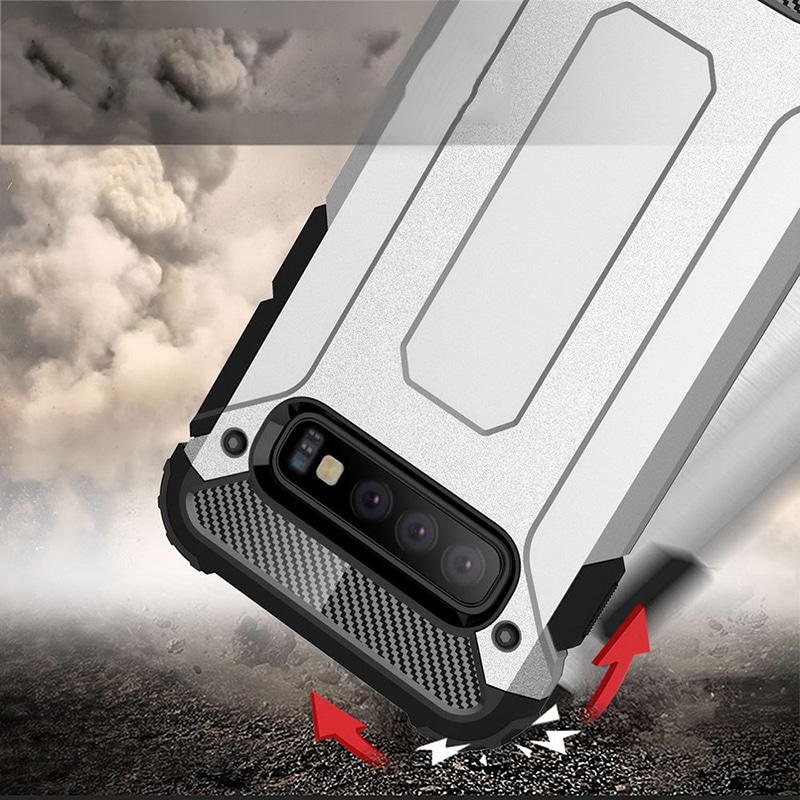 Techsuit Hybrid Armor - θήκη για Samsung Galaxy S10 Plus - Μαύρο - Image 4