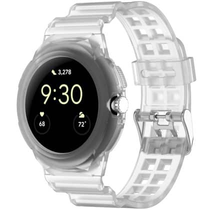 Techsuit Watchband (W065) - θήκη για Google Pixel Watch / 2 3 - Διάφανο