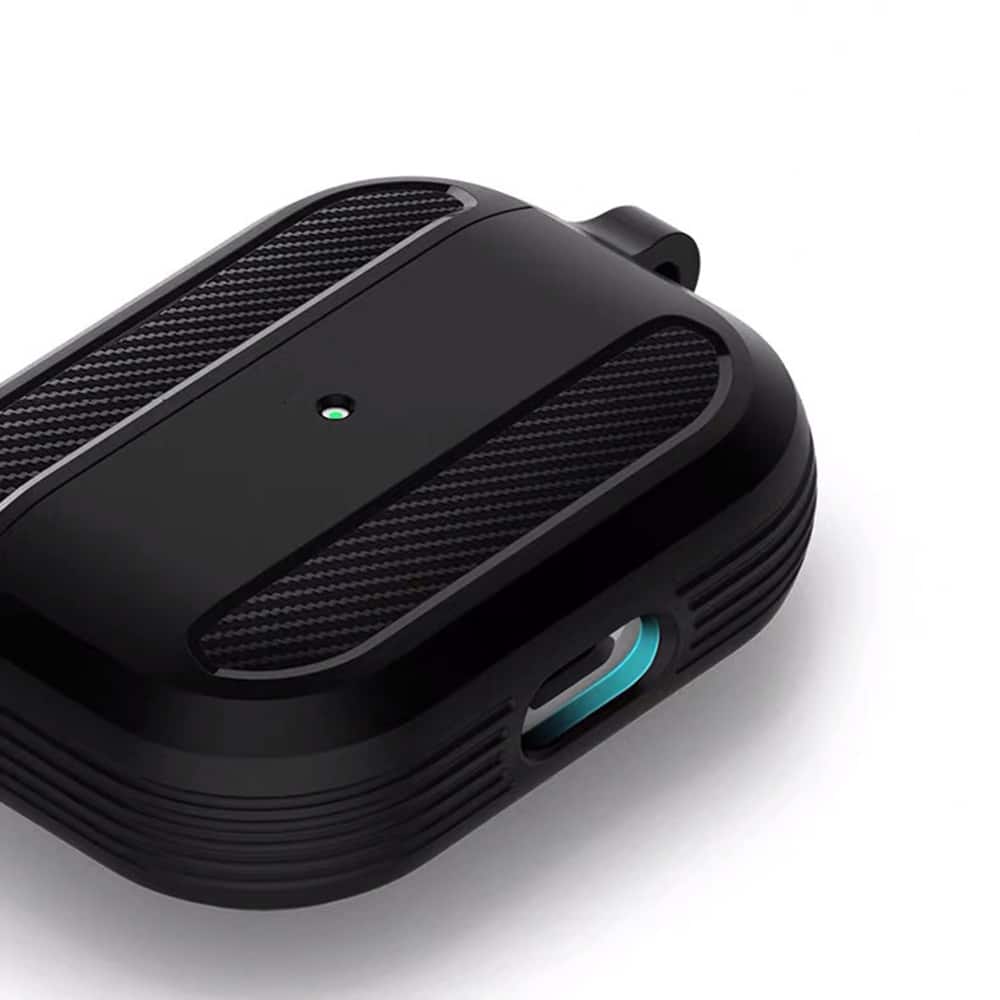 Techsuit - carbon Σιλικόνη - για AirPods Pro 1 - Πράσινο - Image 5