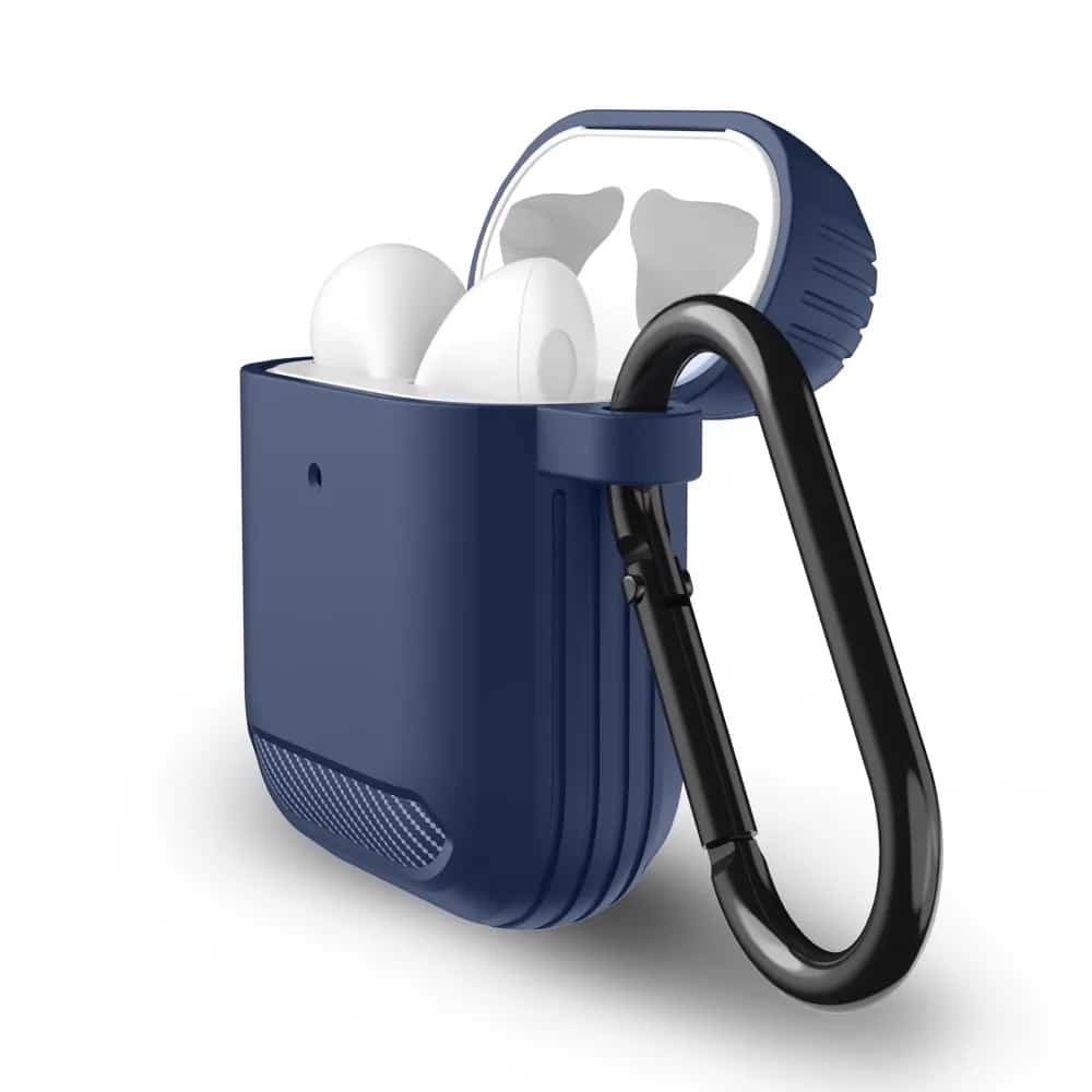 Techsuit - carbon Σιλικόνη - για AirPods 1 - Μαύρο - Image 2