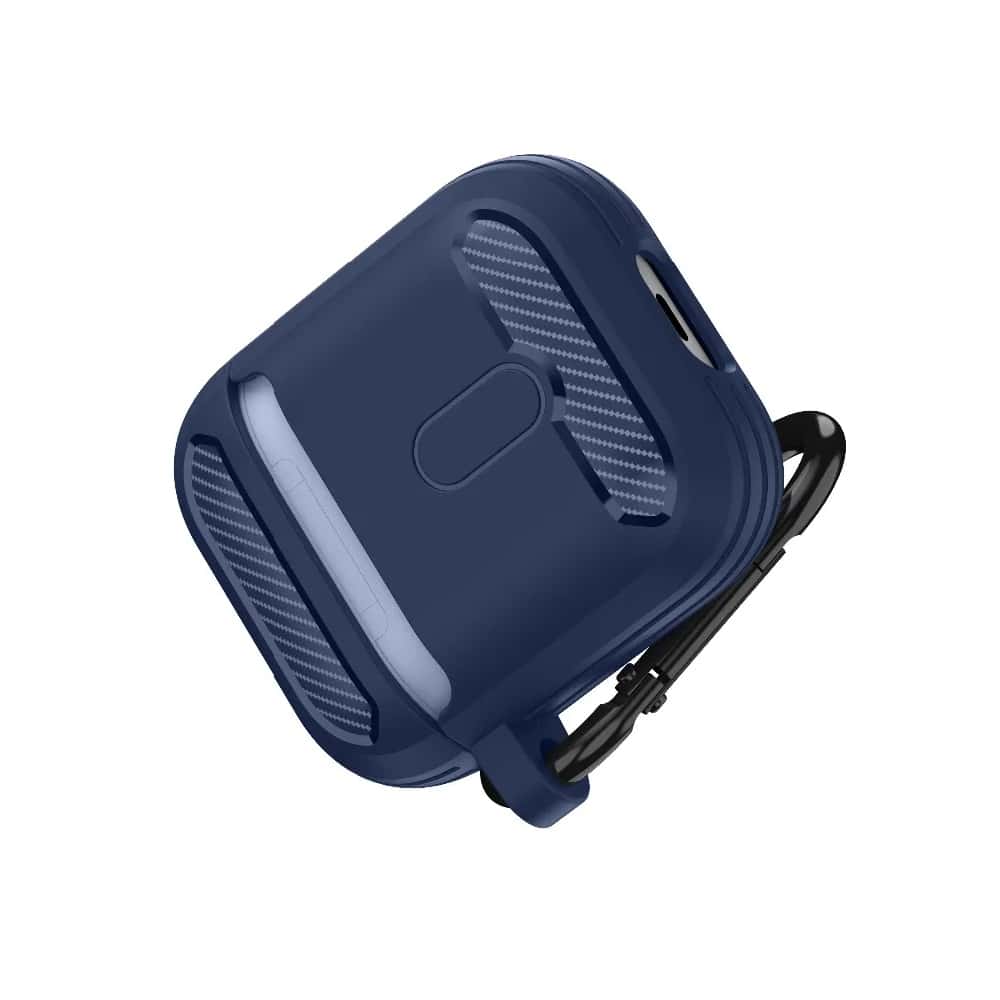 Techsuit - carbon Σιλικόνη - για AirPods 1 - Μαύρο - Image 3
