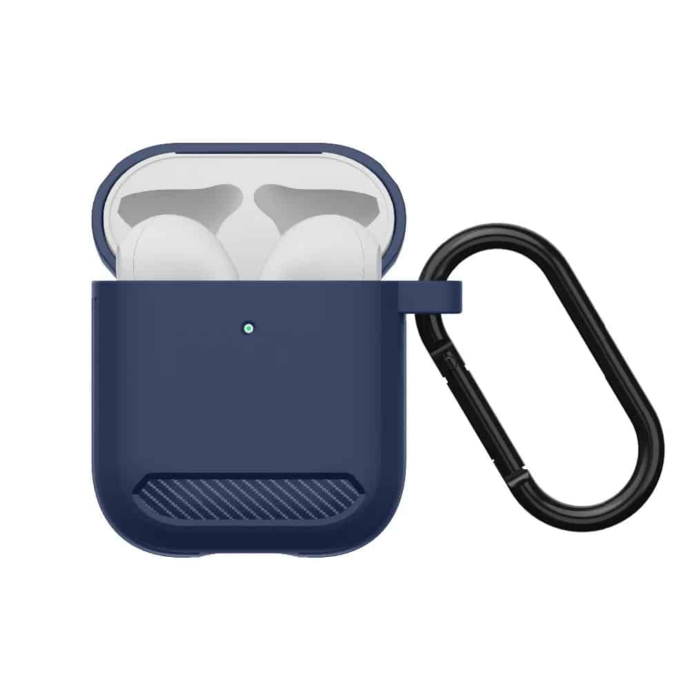 Techsuit - carbonο Σιλικόνης - για AirPods 1 - Γκρι - Image 2