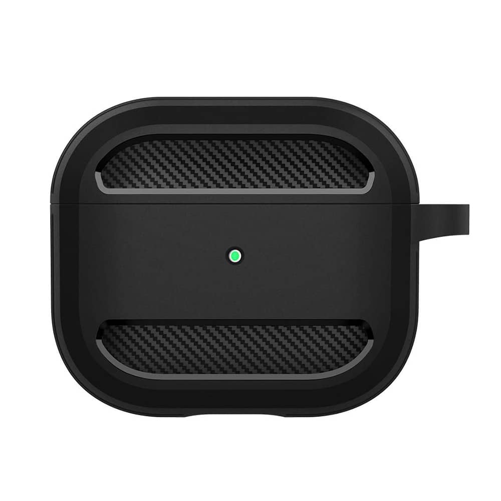 Techsuit - carbon Σιλικόνη - για AirPods 3 - Μαύρο - Image 2