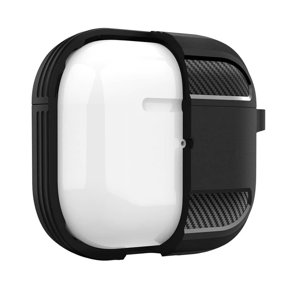 Techsuit - carbon Σιλικόνη - για AirPods 3 - Μαύρο - Image 4