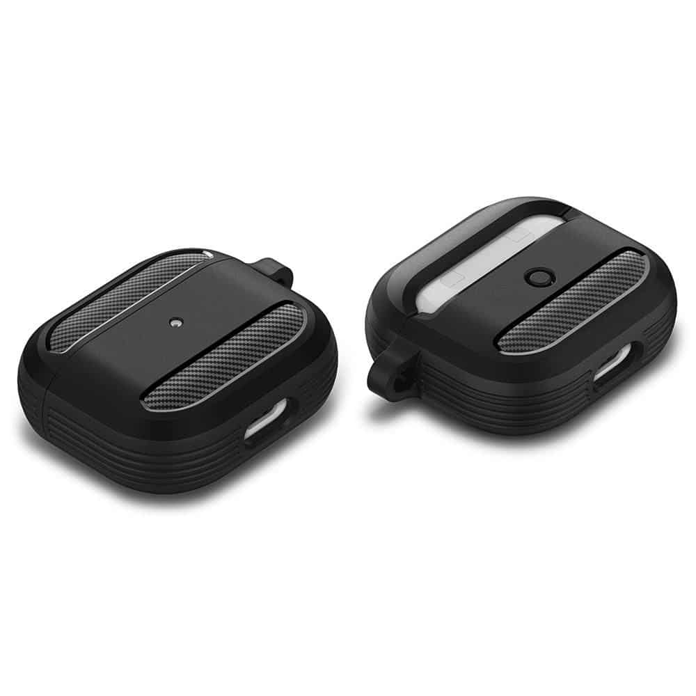 Techsuit - carbon Σιλικόνη - για AirPods 3 - Μαύρο - Image 6