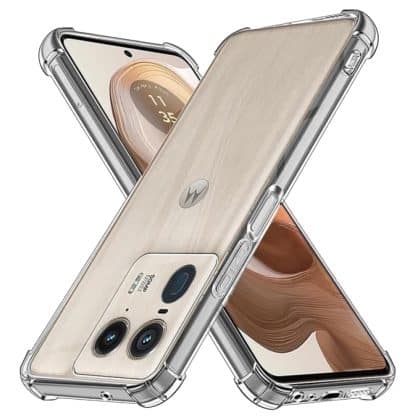 Techsuit Shockproof Clear Silicone - θήκη για Motorola Edge 50 Ultra - Διάφανο