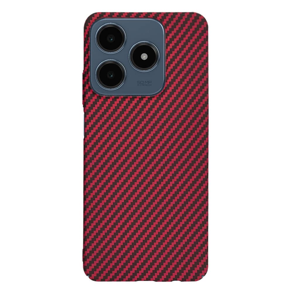 Techsuit Carbonite FiberShell - θήκη για Realme C61 / C63 - Κόκκινο - Image 3