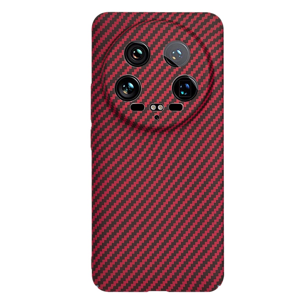 Techsuit Carbonite FiberShell - θήκη για Xiaomi 14 Ultra - Κόκκινο - Image 3