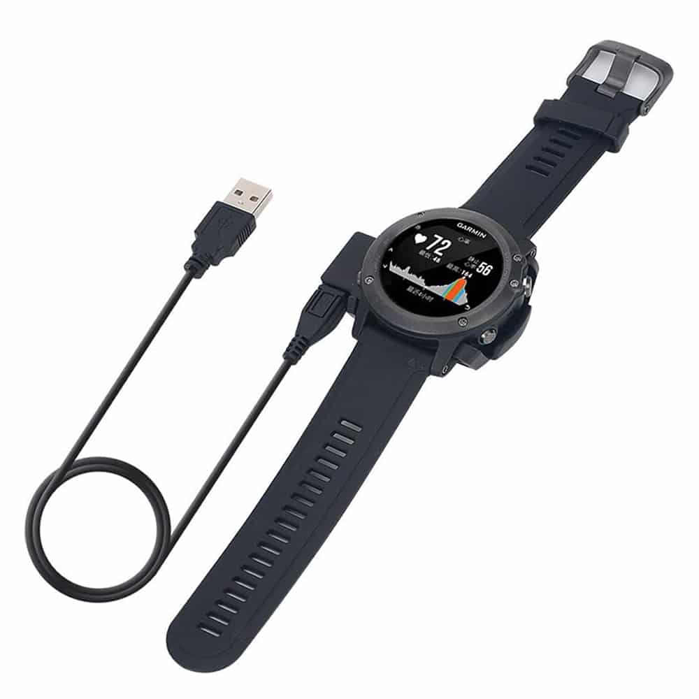 Techsuit - Καλώδιο Ασύρματης Φόρτισης SmartWatch (TGC5) - για Garmin Fenix 3 / 3 HR / 3 Sapphire, USB, 5W, 1m με Βάση Γραφείου - Μαύρο - Image 4