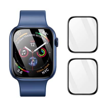 Dux Ducis - Pmma Screen Protector Series (2 pack) - Apple Watch 7 / 8 / 9 (41mm) - Black