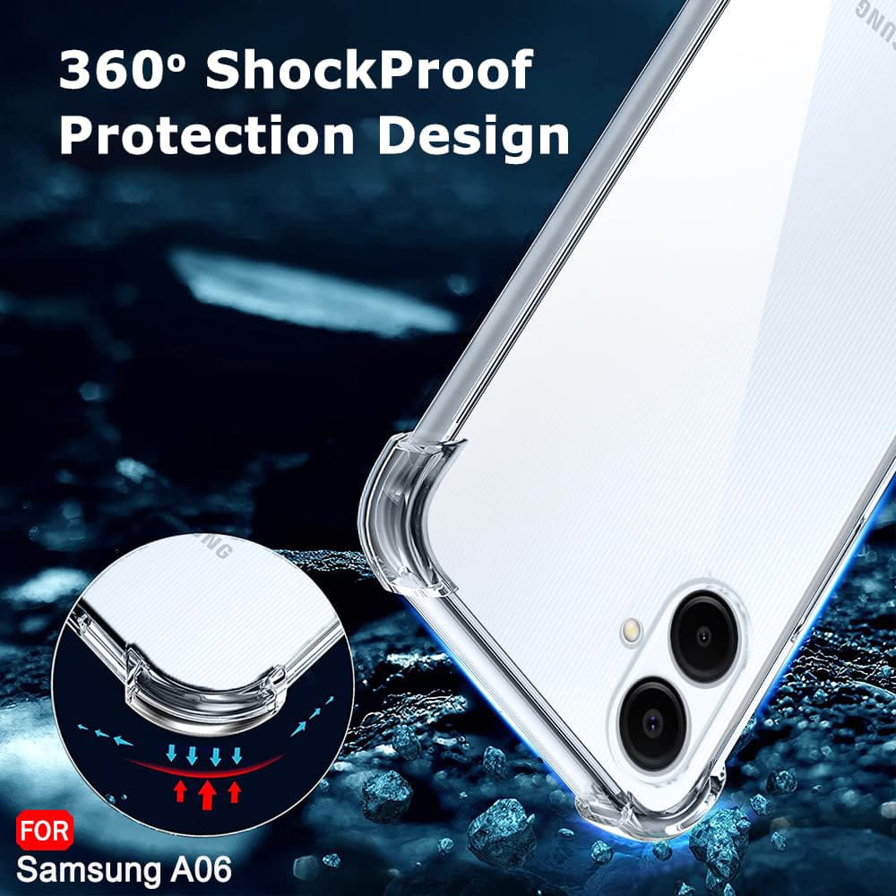 Techsuit Shockproof Clear Silicone - θήκη για Samsung Galaxy A06 - Διάφανο - Image 6