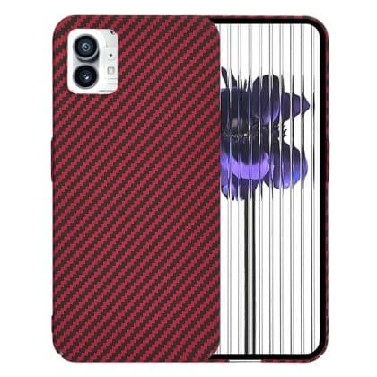 Techsuit Carbonite FiberShell - θήκη για Nothing Phone (1) - Κόκκινο