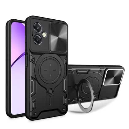 Techsuit CamGuard Pro - θήκη για Oppo A40 4G / A60 5G - Μαύρο