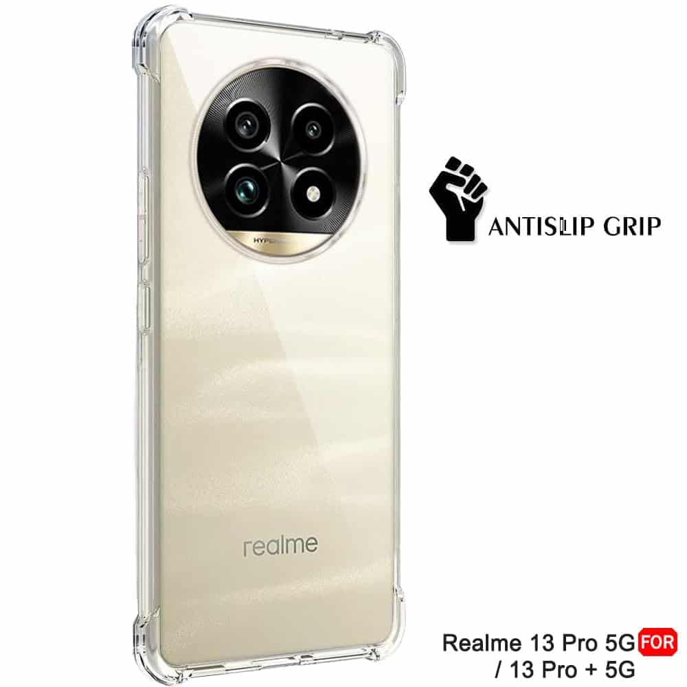 Techsuit Shockproof Clear Silicone - θήκη για Realme 13 Pro - Διάφανο - Image 2