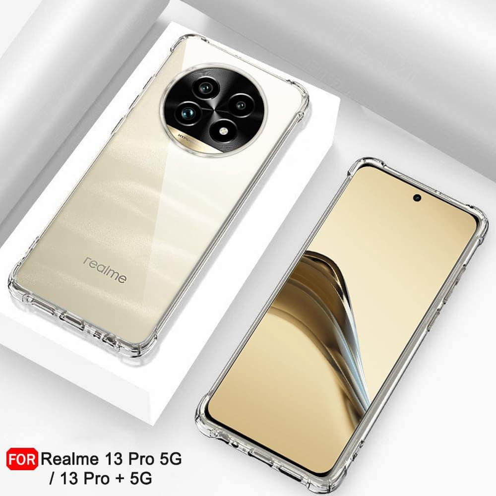 Techsuit Shockproof Clear Silicone - θήκη για Realme 13 Pro - Διάφανο - Image 4