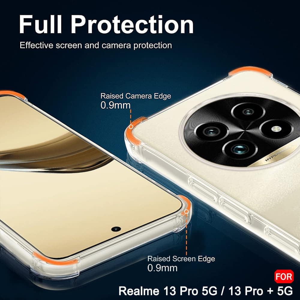 Techsuit Shockproof Clear Silicone - θήκη για Realme 13 Pro - Διάφανο - Image 6