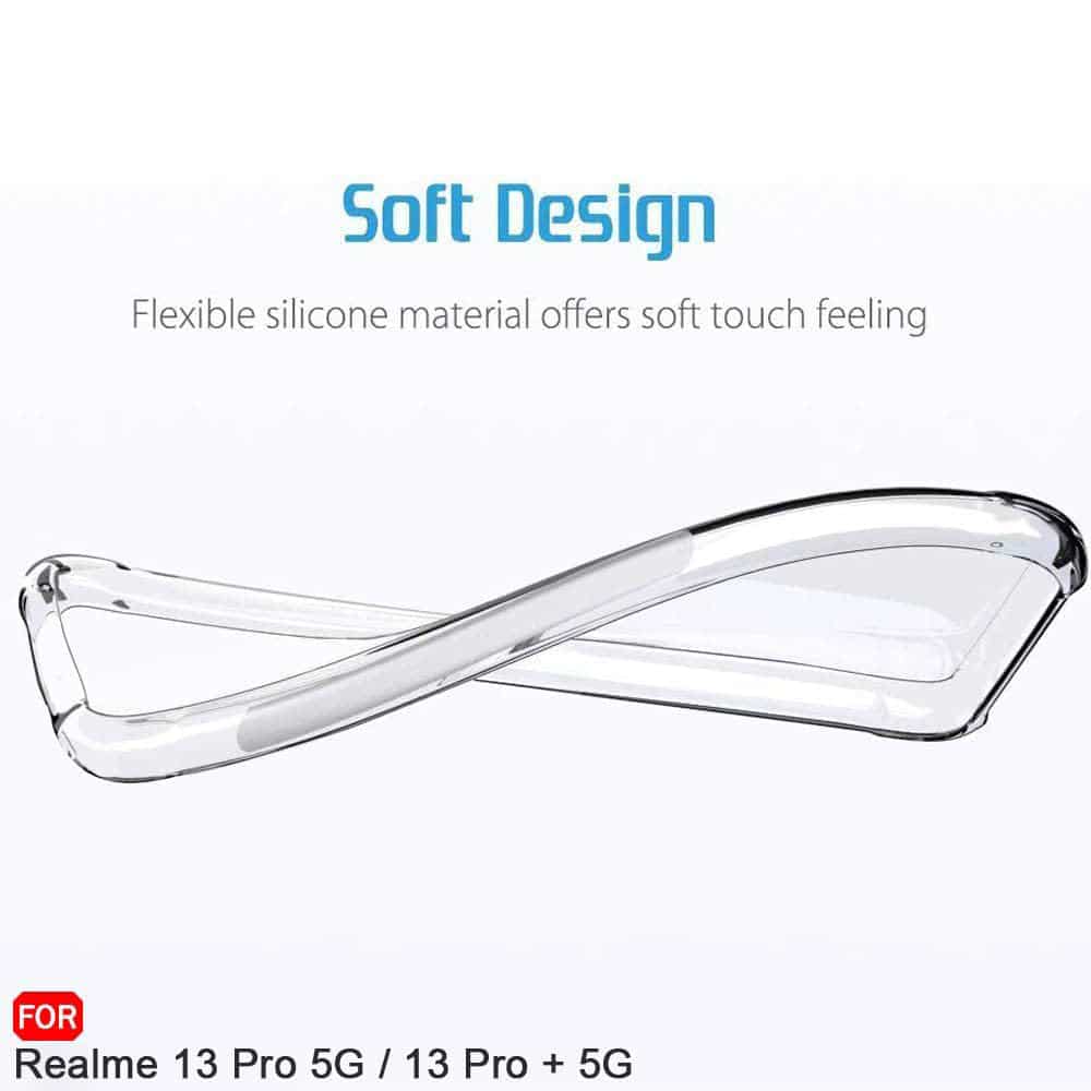 Techsuit Shockproof Clear Silicone - θήκη για Realme 13 Pro - Διάφανο - Image 3