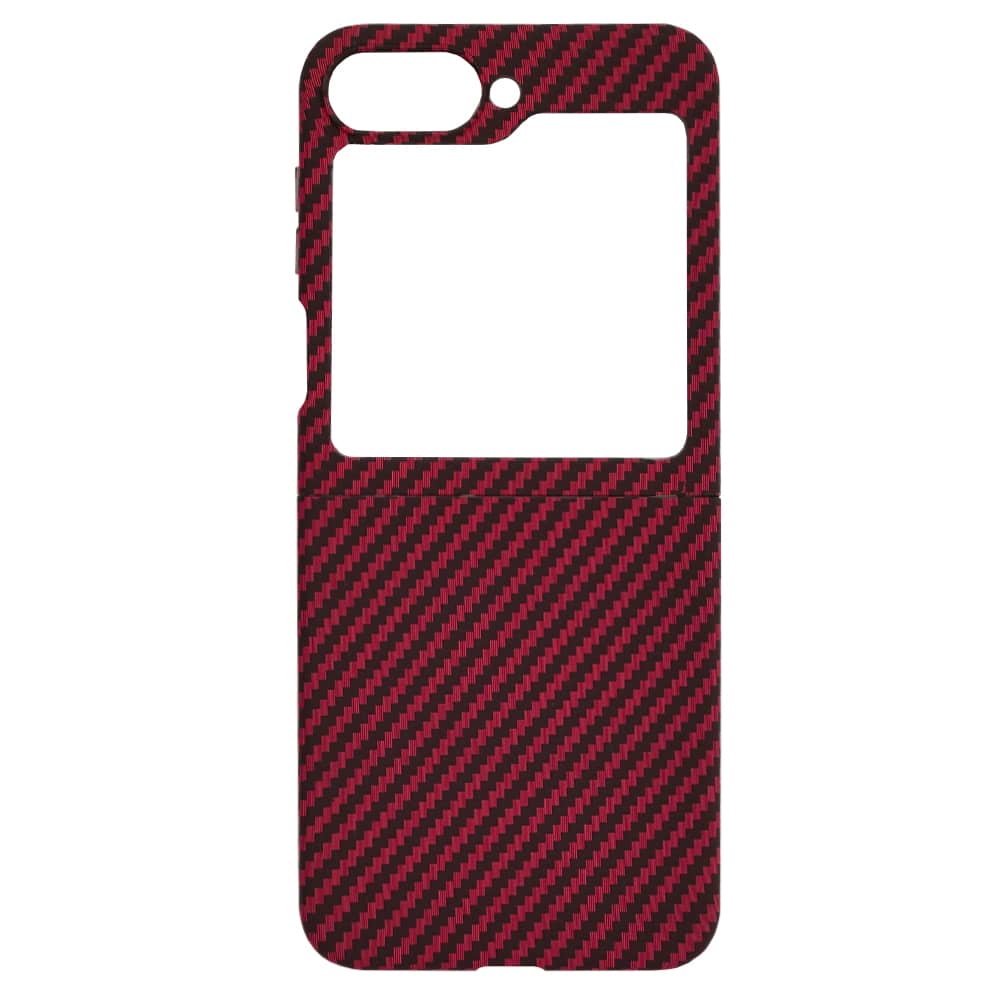 Techsuit Carbonite FiberShell - θήκη για Samsung Galaxy Z Flip6 / Flip7 FE - Κόκκινο - Image 4