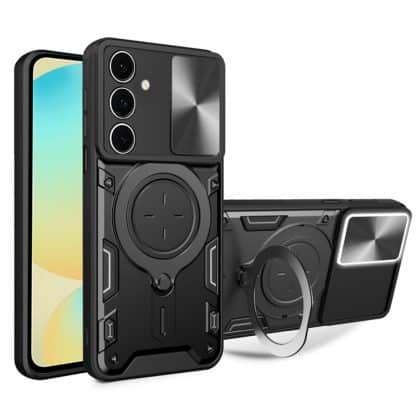 Techsuit CamGuard Pro - θήκη για Samsung Galaxy S24 FE - Μαύρο