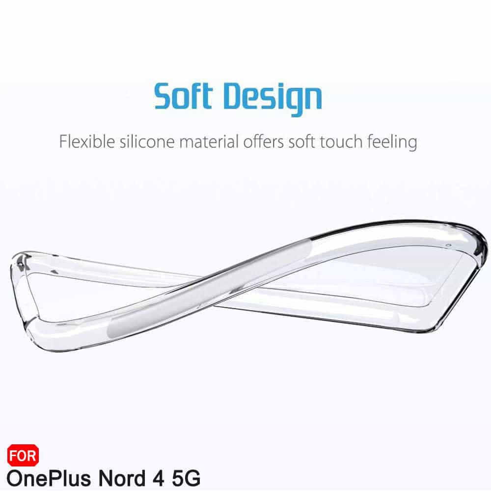 Techsuit Shockproof Clear Silicone - θήκη για Oneplus Nord 4 - Διάφανο - Image 3