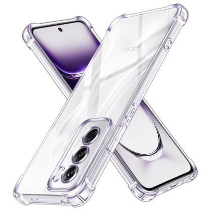Techsuit Shockproof Clear Silicone - θήκη για Oppo Reno12 - Διάφανο