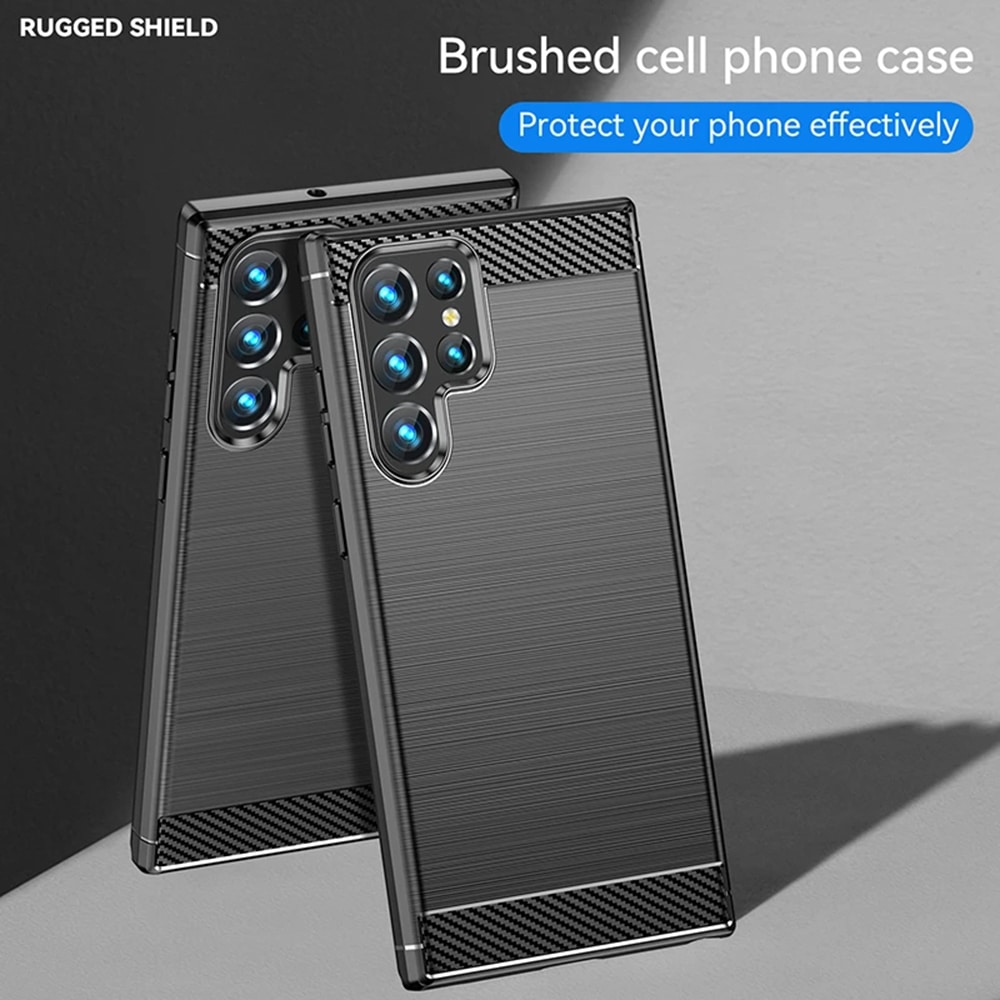 Techsuit Carbon Silicone - θήκη για Oppo A40 4G - Μαύρο - Image 3