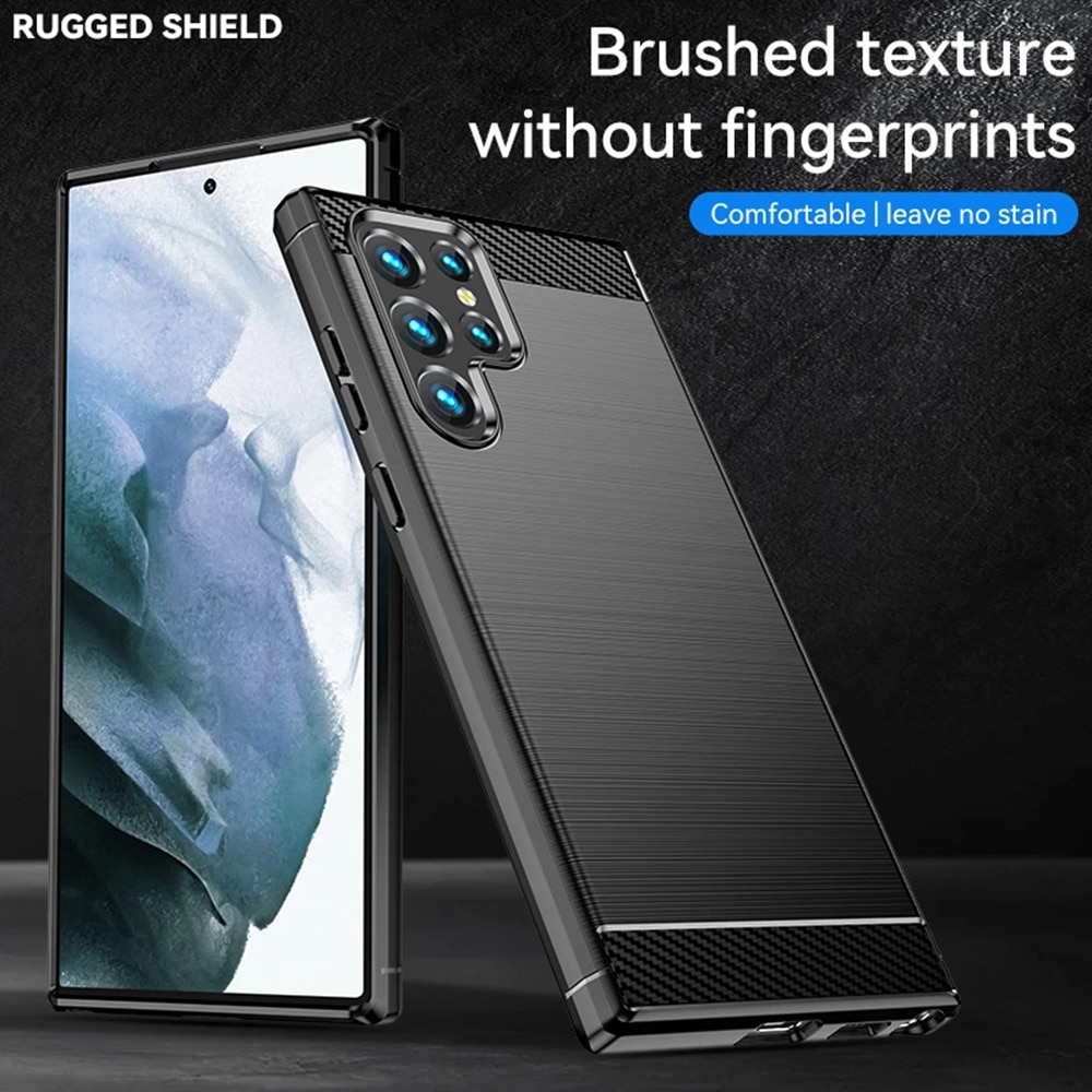 Techsuit Carbon Silicone - θήκη για Oppo A40 4G - Μαύρο - Image 5