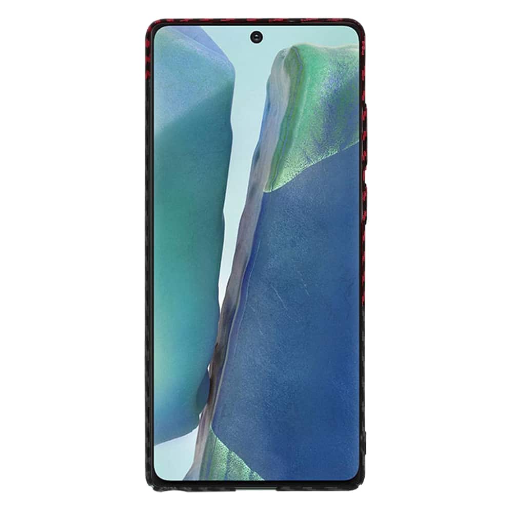 Techsuit Carbonite FiberShell - θήκη για Samsung Galaxy Note20 / 5G - Κόκκινο - Image 2