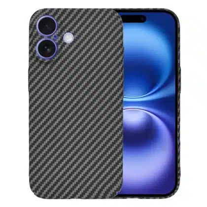 Techsuit Carbonite FiberShell - θήκη για Apple iPhone 16 - Μαύρο