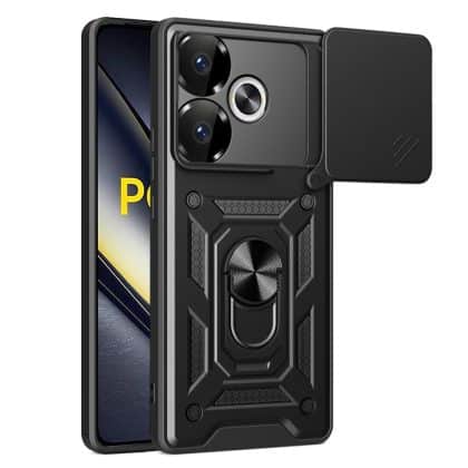 Techsuit CamShield Series - θήκη για Xiaomi Poco F6 - Μαύρο