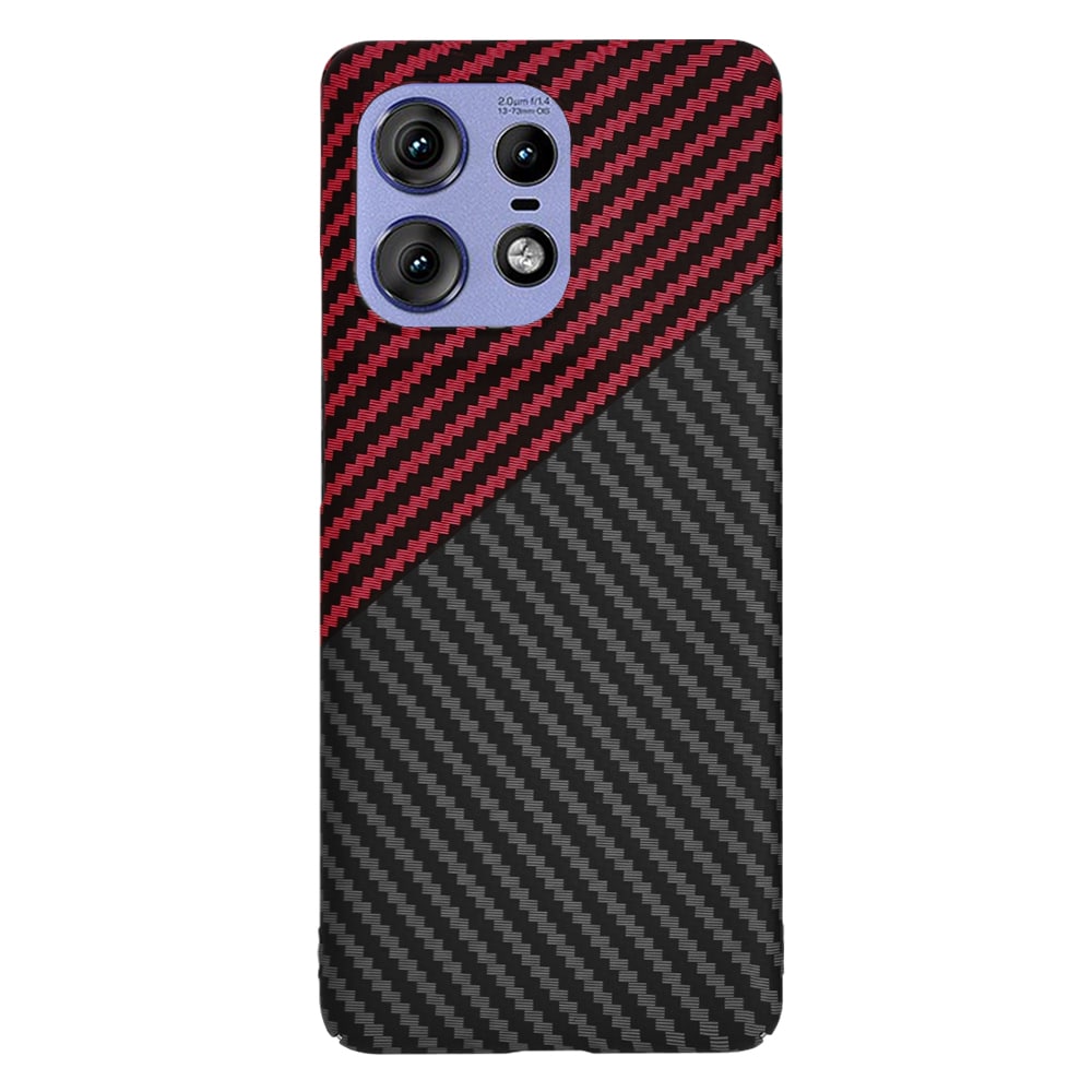 Techsuit Carbonite FiberShell - θήκη για Motorola Edge 50 Pro - Κόκκινο - Image 3