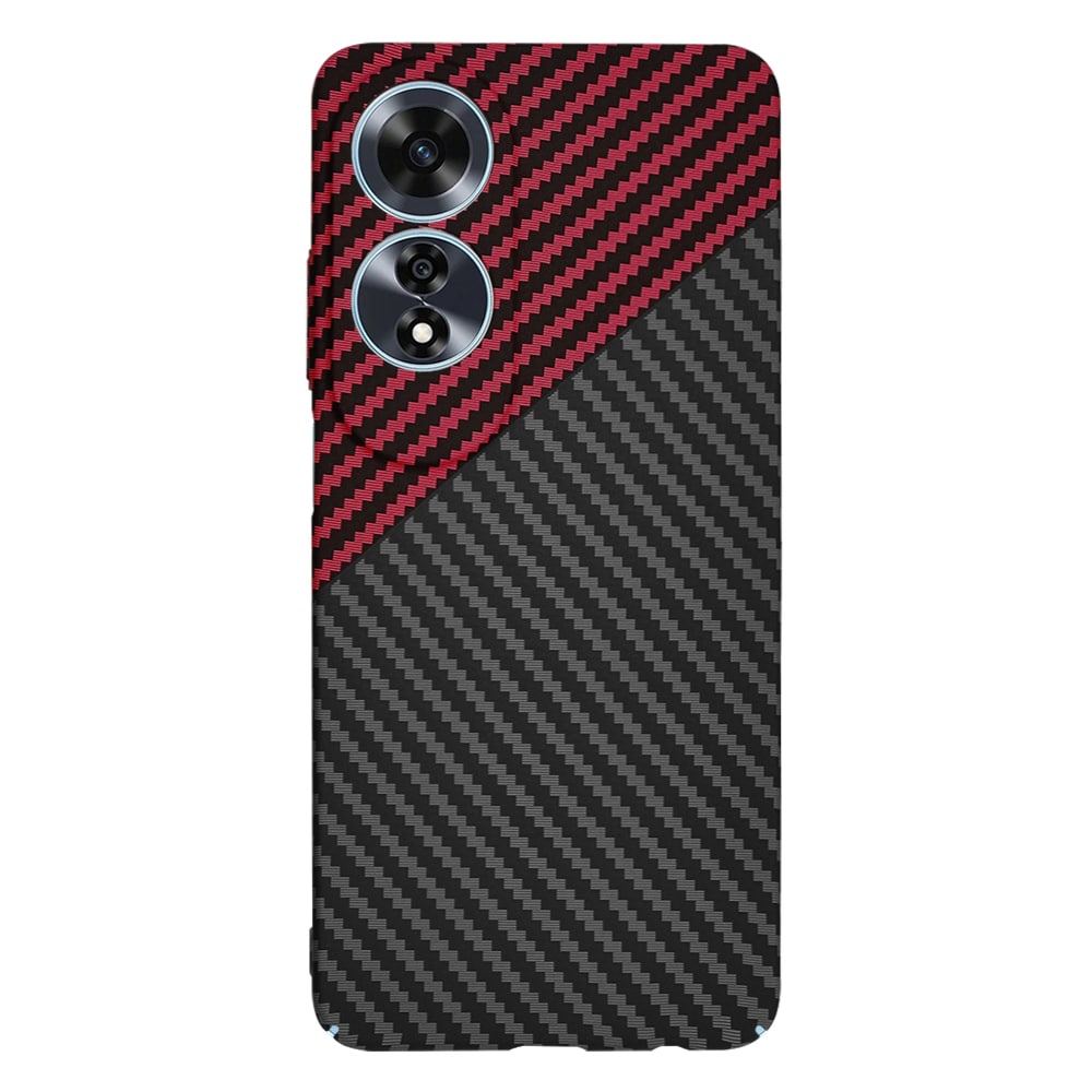 Techsuit Carbonite FiberShell - θήκη για Oppo A60 - Κόκκινο - Image 3