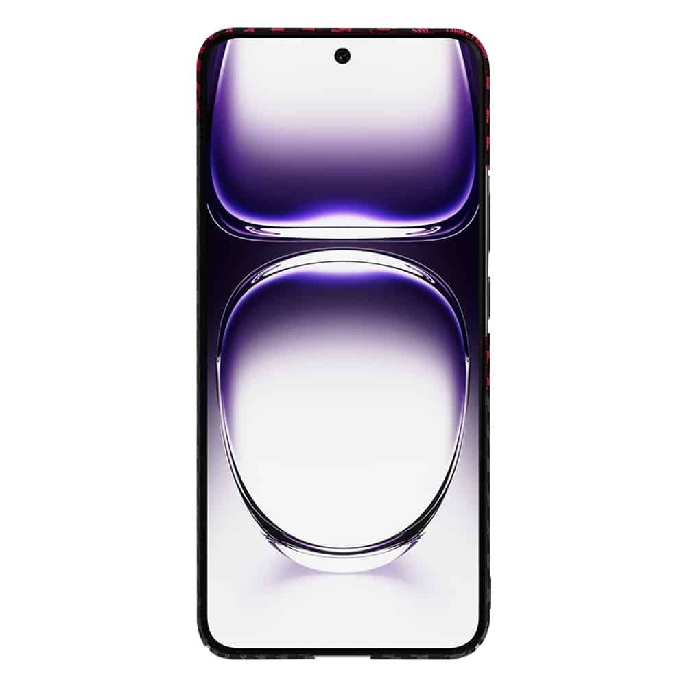 Techsuit Carbonite FiberShell - θήκη για Oppo Reno12 - Κόκκινο - Image 2