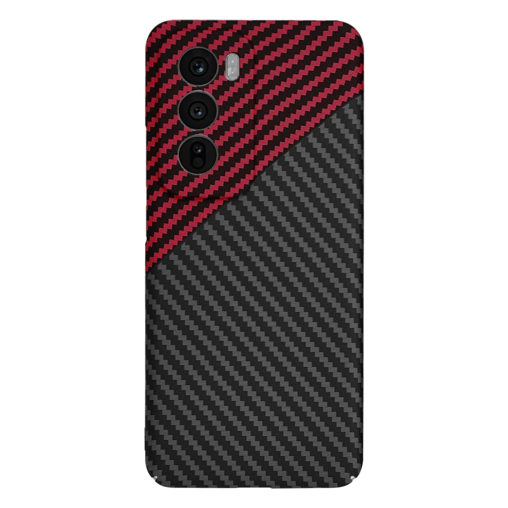 Techsuit Carbonite FiberShell - θήκη για Oppo Reno12 - Κόκκινο - Image 3