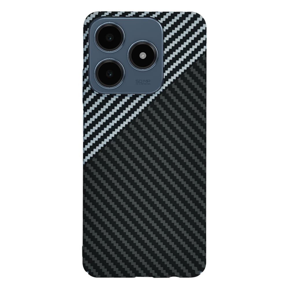 Techsuit Carbonite FiberShell - θήκη για Realme C61 / C63 - Γκρι - Image 3