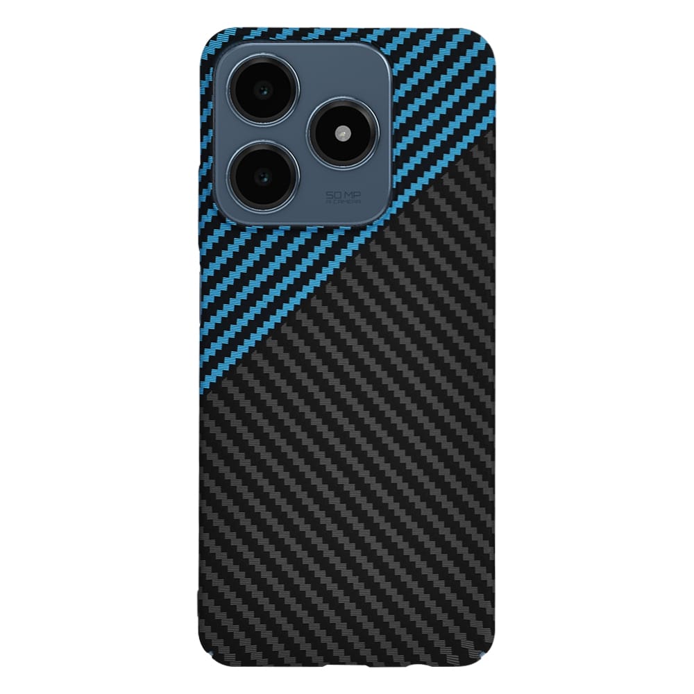 Techsuit Carbonite FiberShell - θήκη για Realme C61 / C63 - Μπλε - Image 3